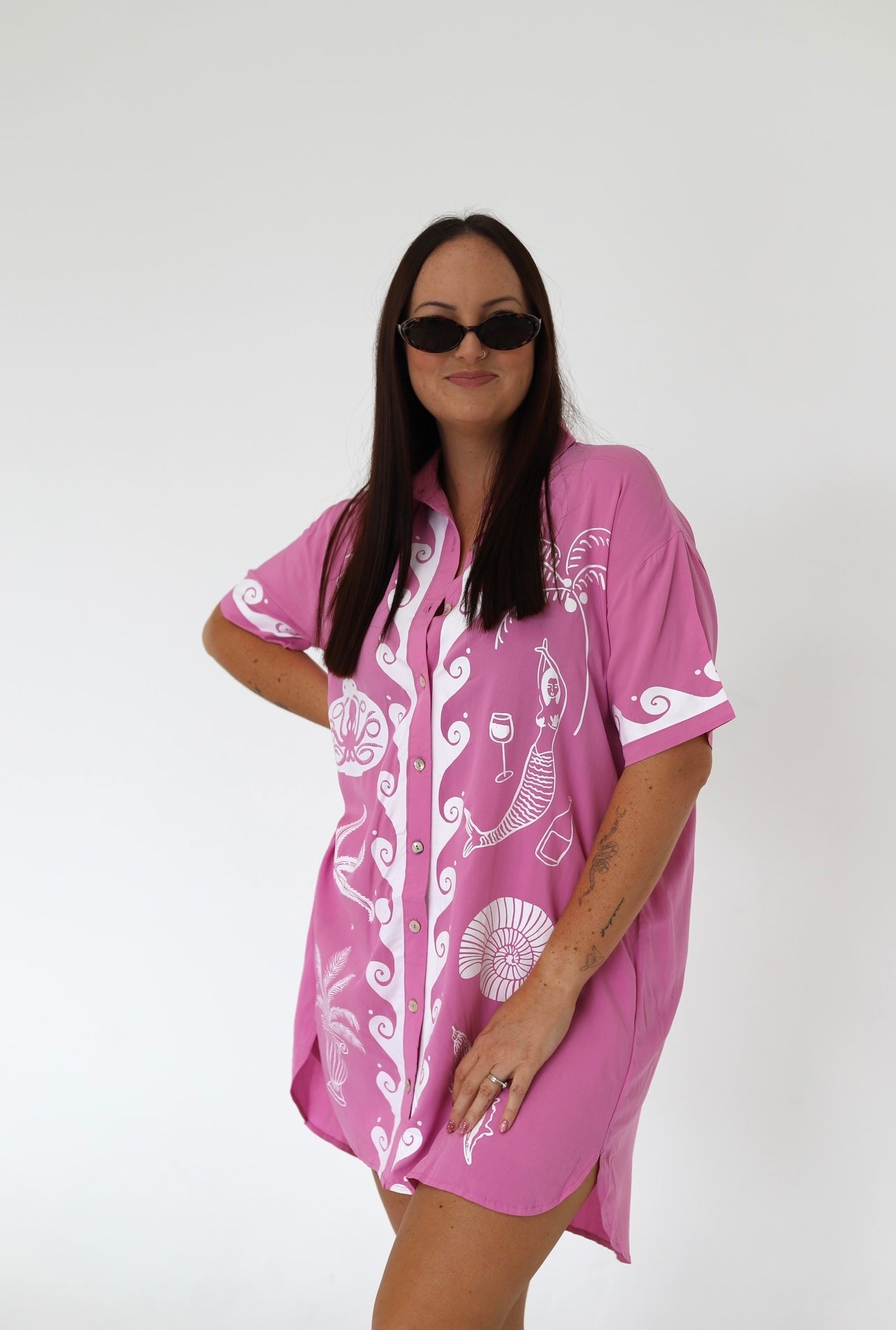 Ocean Club Shirt Dress