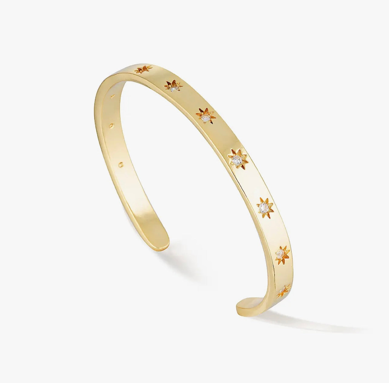 Celestial Constellation Cuff - Yellow Gold