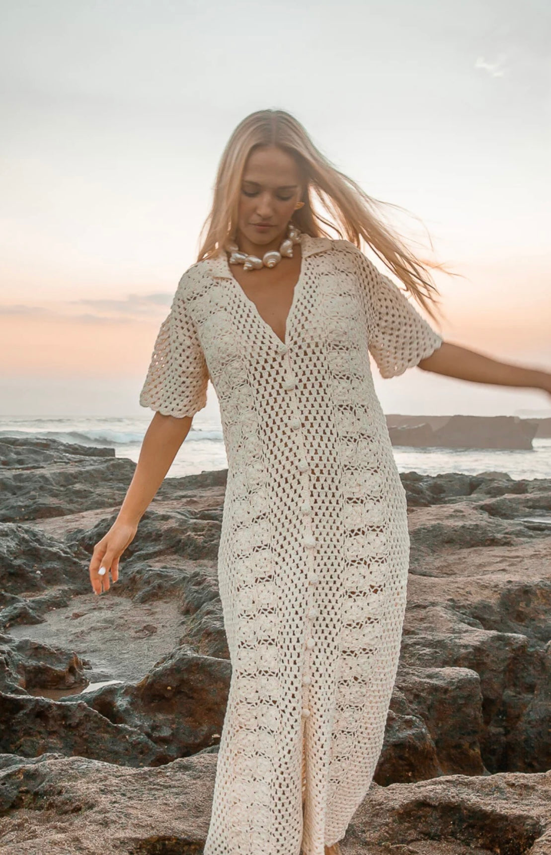 Crochet Maxi Dress