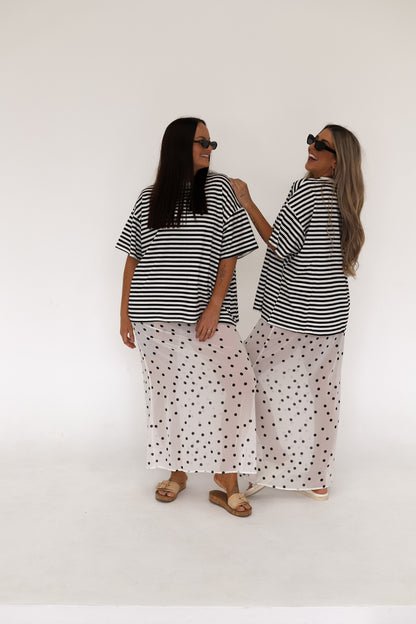 Post Skirt & Tshirt Set