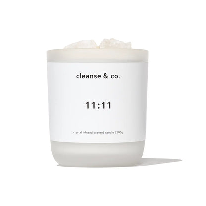 11:11 Intention Crystal Candle