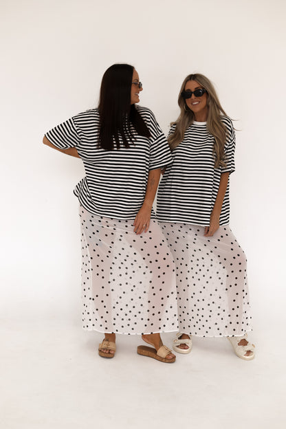 Post Skirt & Tshirt Set