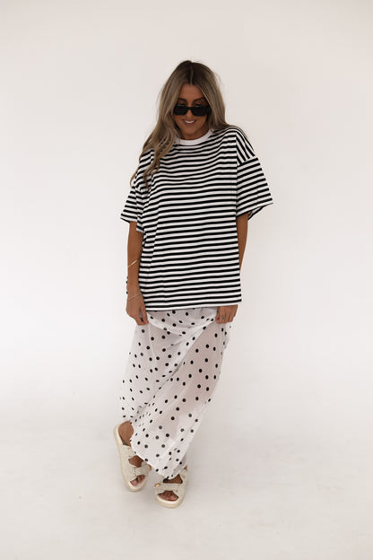 Post Skirt & Tshirt Set